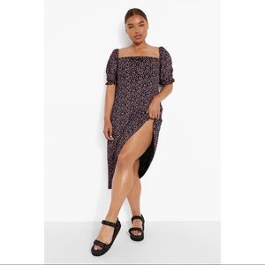 BooHoo Plus Midi Dress